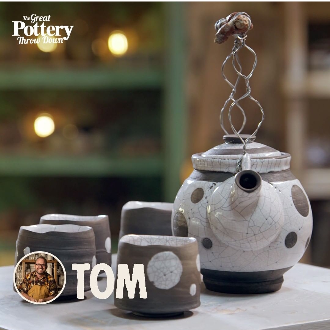 The great pottery throwdown - Tom teapot
